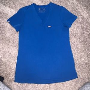 Figs XXS royal blue top